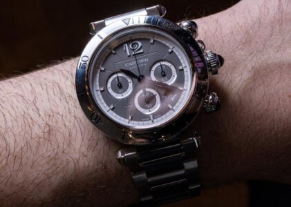 Manos a la obra: reloj cronógrafo replica Cartier Pasha CRWSPA0027