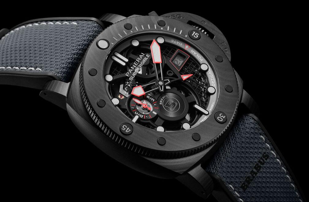 Replica Panerai se asocia con Brabus para lanzar su primer automático esqueletizado, la edición Submersible «Black Ops»