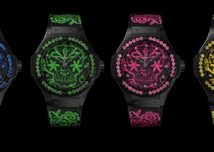 Replica Hublot Big Bang Broderie Sugar Skull Fluo: precio de Singapur y reseña