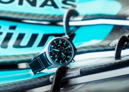 Práctico: replica IWC presenta el nuevo reloj de piloto Chronograph 41 Edition ‘Mercedes-AMG Petronas Formula One Team’